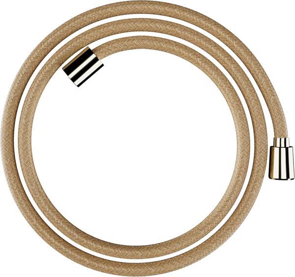 Hansgrohe 28260990 Designflex Tekstil, 63 Inç Parlak Altın Optik El Duşu Hortumu - Image 1