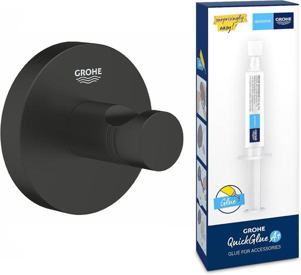 Grohe Start Quickfix Bornoz Askısı + Quickglue A1 Yapıştırıcı Seti - Image 1