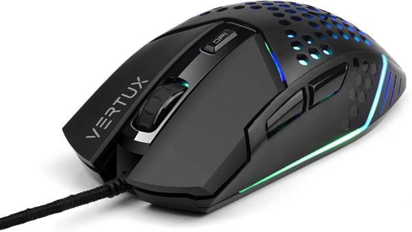 Vertux Katana, 6 Tuşlu Altıgen Kabuk, Kablolu Rgb Oyun Faresi - Image 1