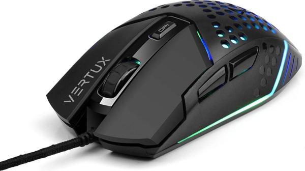 Vertux Katana, 6 Tuşlu Altıgen Kabuk, Kablolu Rgb Oyun Faresi - Image 1