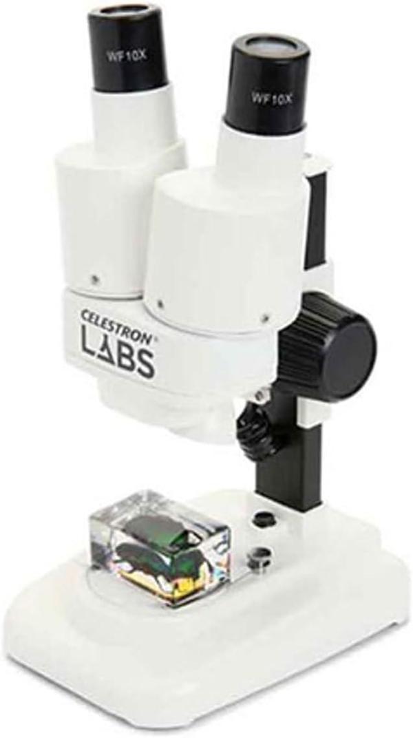 Celestron Labs - Binoküler Stereo Mikroskop - 20X Büyütme - Üst Led Aydınlatması - 2 Numun - Image 1