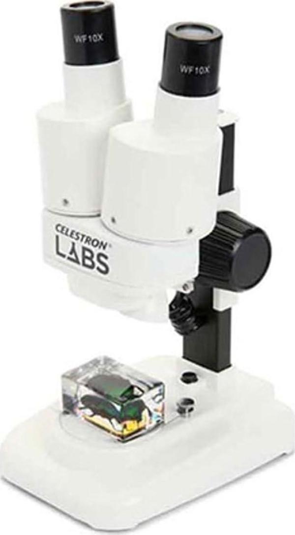 Celestron Labs - Binoküler Stereo Mikroskop - 20X Büyütme - Üst Led Aydınlatması - 2 Numun - Image 1
