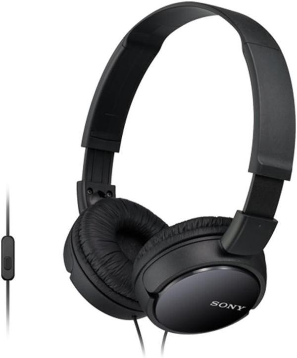 Sony Mdr-Zx110Ap Kulak Üstü Kulaklık, 12 Hz - 22 Khz, 30 Mm Sürücü, Siyah - Image 1