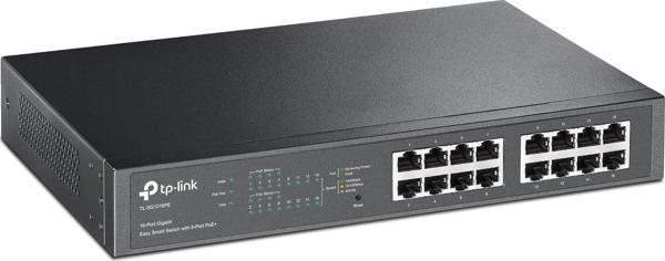 Tp-Link Tl-Sg1016Pe, 16-Port Gigabit Easy Smart Switch With 8-Port Poe+ - Image 1