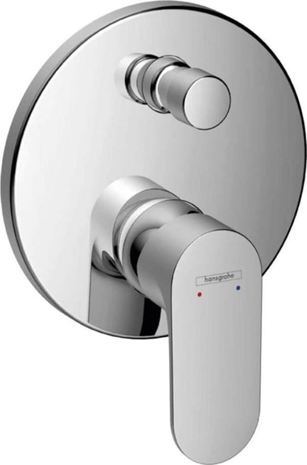 Hansgrohe Rebris S Küvet Armatürü, Sıva Altı Banyo Armatürü, 2 Fonksiyonlu, Krom - Image 1