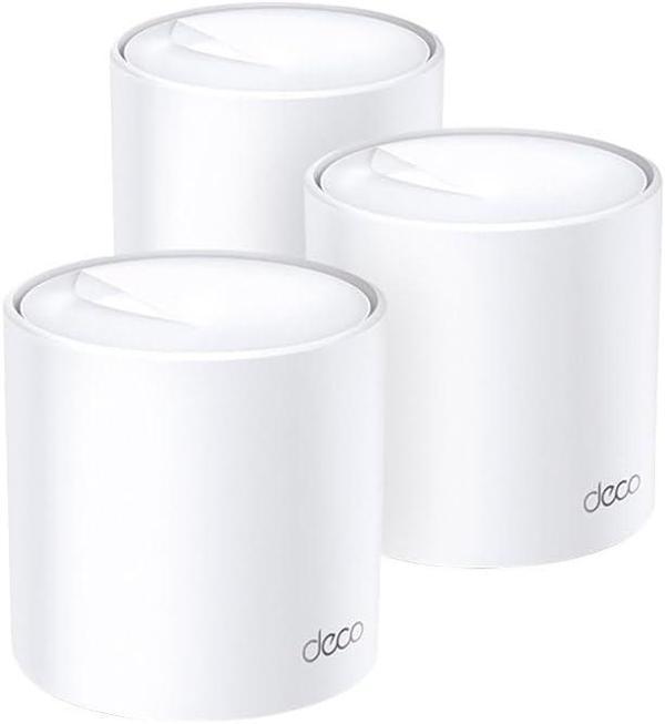 Tp-Link Deco X60 3-Pack, Ax5400 Mbps, 1 Ghz Dört Çekirdekli Cpu, Wpa3, Ofdma Ve Mu-Mimo, 150 Cihaza  - Image 1