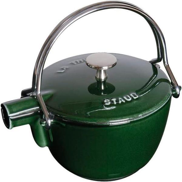 Staub Specialties Döküm Demlik, Demir, Yeşil - Image 1