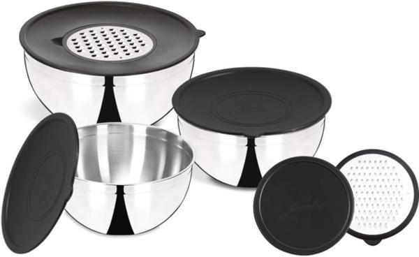 Jumbo Globe 9 Parça Rendeli Karıştırma & Saklama Kabı Seti - Image 1