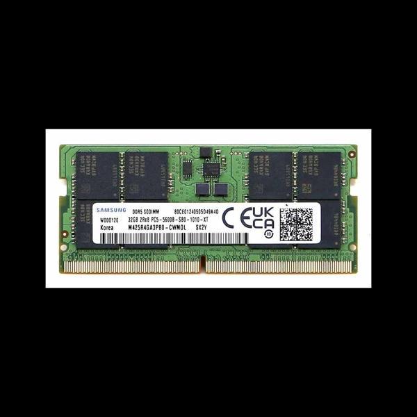 Samsung Samso5600/32, 32gb, Ddr5, 5600mhz,  Cl46, 1.1v Notebook Ram (m425r4ga3bb0-cww0l) - Image 1