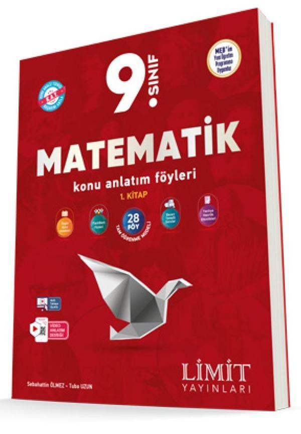 Limit 2025 9. Sınıf Matematik Konu Anlatım Föyleri 1. Kitap Güncel Müfredat - Limit Yayınları - Image 1