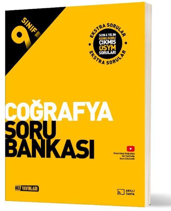 Hız 2026 9. Sınıf Coğrafya Soru Bankası Güncel Müfredat - Hız Yayınları - Image 1