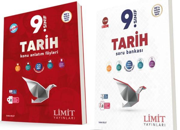 Limit 2025 9. Sınıf Tarih Kaf Konu + Soru Seti 2 Kitap Güncel Müfredat - Limit Yayınları - Image 1