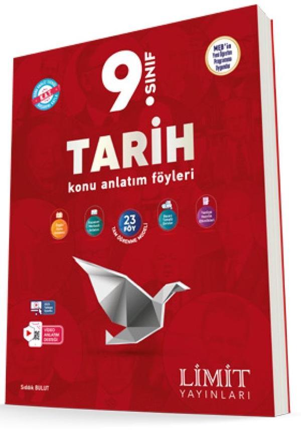 Limit 2025 9. Sınıf Tarih Konu Anlatım Föyleri Güncel Müfredat - Limit Yayınları - Image 1