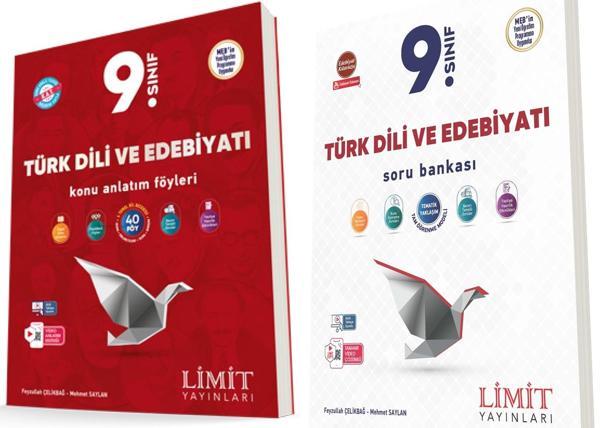 Limit 2025 9. Sınıf Türk Dili Edebiyat Kaf Konu + Soru Seti 2 Kitap Güncel Müfredat - Limit Yayınları - Image 1