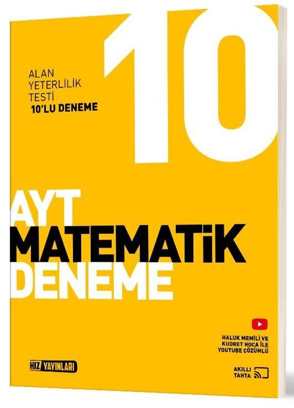 Hız Yayınları 2025 Ayt Matematik 10 Lu Deneme - Hız Yayınları - Image 1
