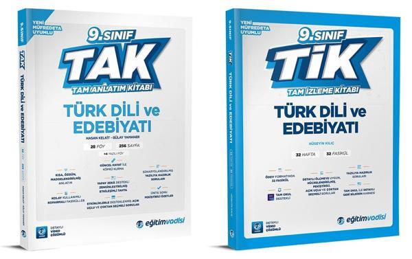 Eğitim Vadisi 2025 9. Sınıf Türk Dili Ve Edebiyatı Tak Tam Anlatım + Tam İzleme Seti 2 Kitap - Eğitim Vadisi - Image 1
