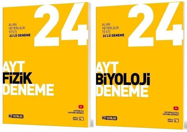 Hız Yayınları Ayt Fizik + Biyoloji Deneme Seti 2 Kitap - Hız Yayınları - Image 1