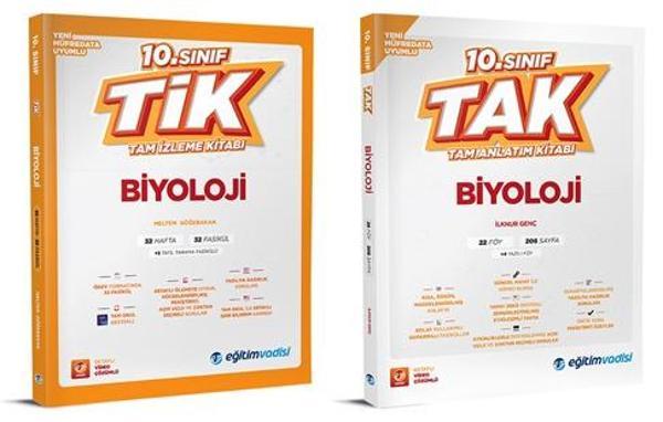 Eğitim Vadisi 2026 10. Sınıf Biyoloji Tak Tam Anlatım + Tam İzleme Seti 2 Kitap - Eğitim Vadisi - Image 1