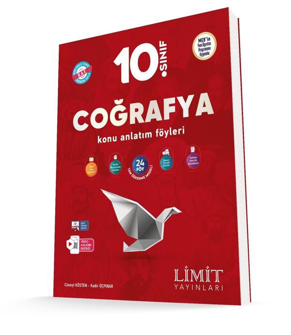Limit 2026 10. Sınıf Coğrafya Konu Anlatım Föyleri Güncel Müfredat - Limit Yayınları - Image 1