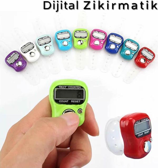 Yüzük Şeklinde Adım Sayar Ve Dijital Zikirmatik - Karışık Renk - 1 Adet - Image 1