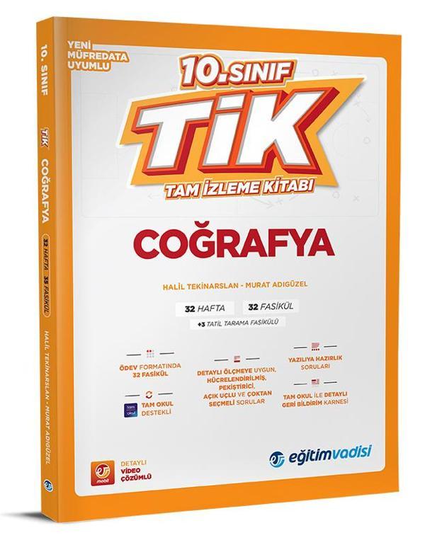 Eğitim Vadisi 2026 10. Sınıf Coğrafya Tik Tam İzleme Kitabı - Eğitim Vadisi - Image 1