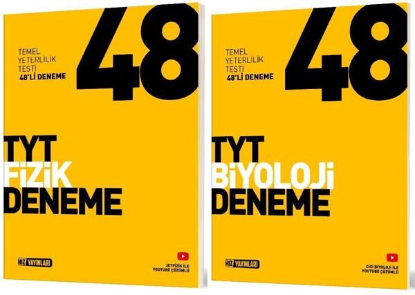 Hız Yayınları Tyt Fizik + Biyoloji Deneme Seti 2 Kitap - Hız Yayınları - Image 1
