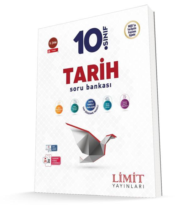 Limit 2026 10. Sınıf Tarih Soru Bankası Güncel Müfredat - Limit Yayınları - Image 1