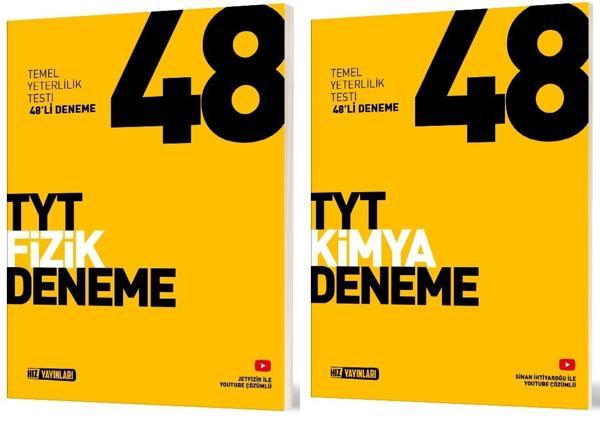 Hız Yayınları Tyt Fizik + Kimya Deneme Seti 2 Kitap - Hız Yayınları - Image 1