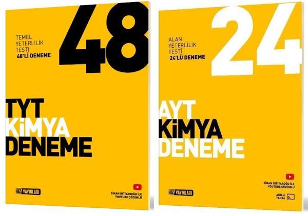 Hız Yayınları Tyt Kimya + Ayt Kimya Deneme Seti 2 Kitap - Hız Yayınları - Image 1