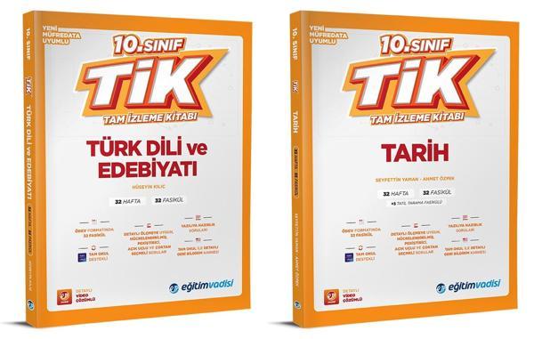Eğitim Vadisi 2026 10. Sınıf Edebiyat + Tarih Tam İzleme Kitabı Seti 2 Kitap - Eğitim Vadisi - Image 1