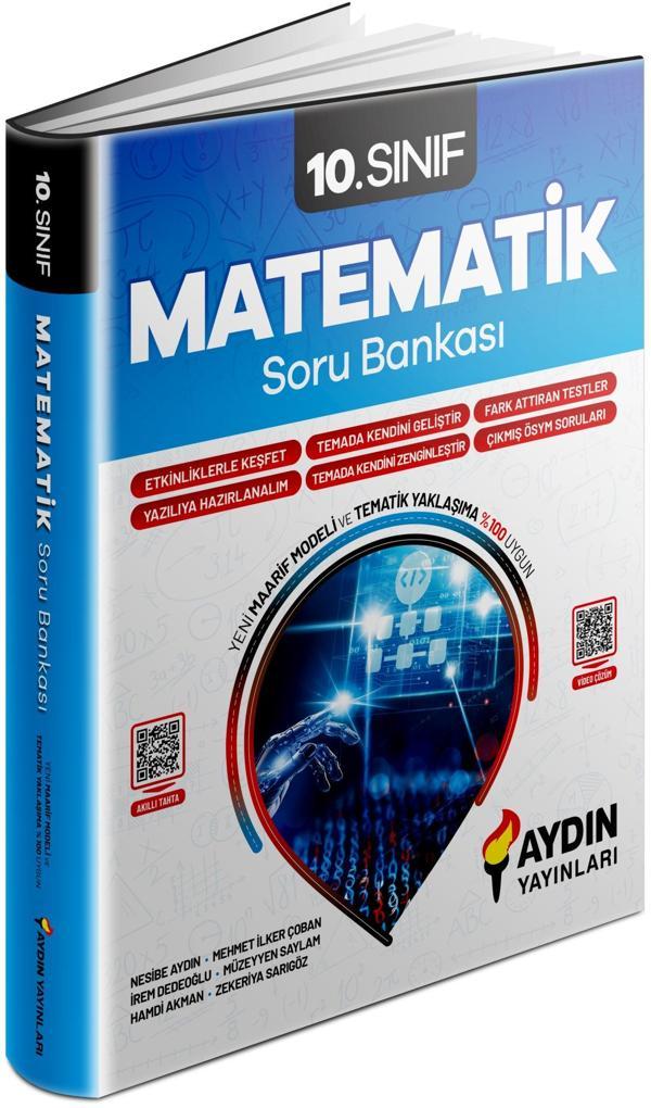 Aydın 2026 10. Sınıf Matematik Soru Bankası - Aydın Yayınları - Image 1