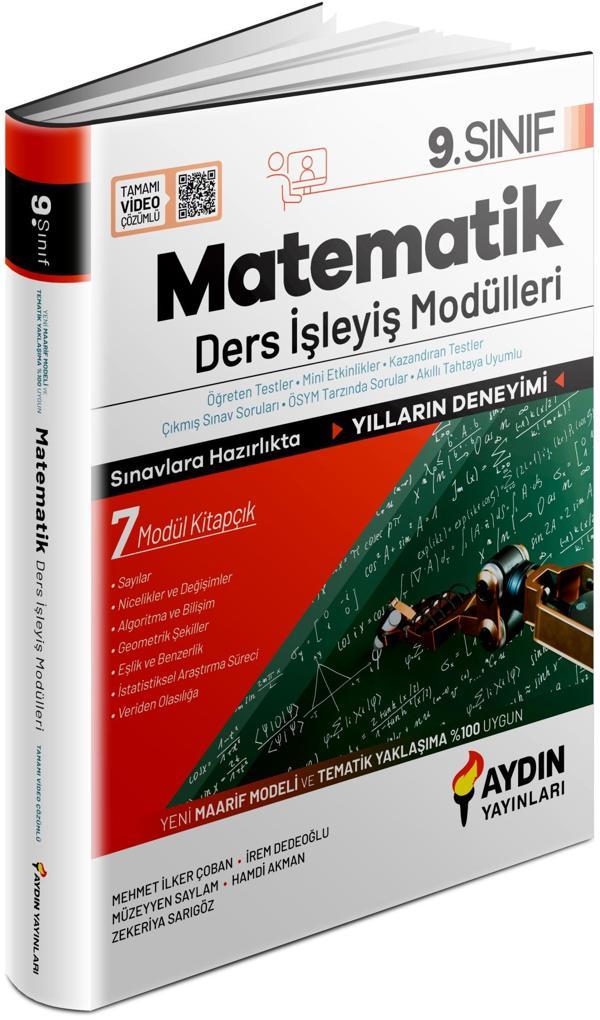 Aydın 2026 9. Sınıf Matematik Ders İşleyiş Modülleri - Aydın Yayınları - Image 1
