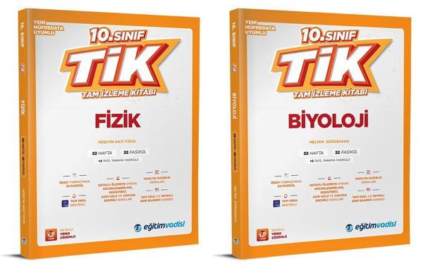 Eğitim Vadisi 2026 10. Sınıf Fizik + Biyoloji Tam İzleme Kitabı Seti 2 Kitap - Eğitim Vadisi - Image 1