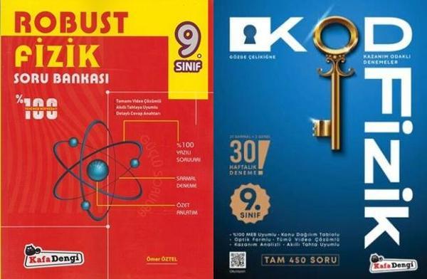 Kafa Dengi 2026 9. Sınıf Kod Haftalık Süreç Fizik + Fizik Soru 2 Kitap - Kafa Dengi - Image 1