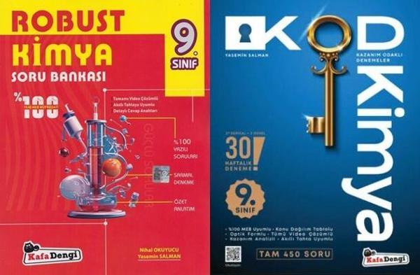 Kafa Dengi 2026 9. Sınıf Kod Haftalık Süreç Kimya + Kimya Soru 2 Kitap - Kafa Dengi - Image 1