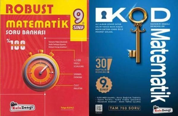 Kafa Dengi 2026 9. Sınıf Kod Haftalık Süreç Matematik + Matematik Soru 2 Kitap - Kafa Dengi - Image 1