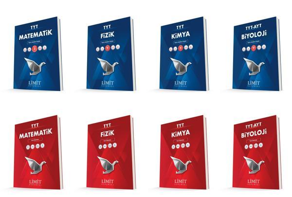 Limit Kurumsal Tyt Matematik + Fizik + Kimya + Biyoloji Konu Anlatım Föyleri + Soru Seti 8 Kitap - Limit Yayınları - Image 1