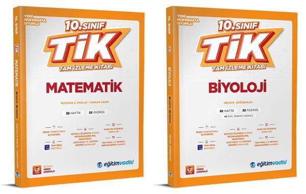 Eğitim Vadisi 2026 10. Sınıf Matematik + Biyoloji Tam İzleme Kitabı Seti 2 Kitap - Eğitim Vadisi - Image 1