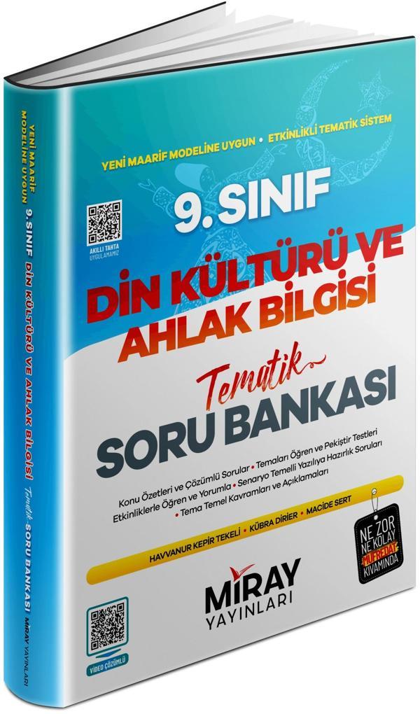 Miray 2025 9. Sınıf Din Kültürü Tematik Konu Özetli Soru Bankası - Miray Yayınları - Image 1