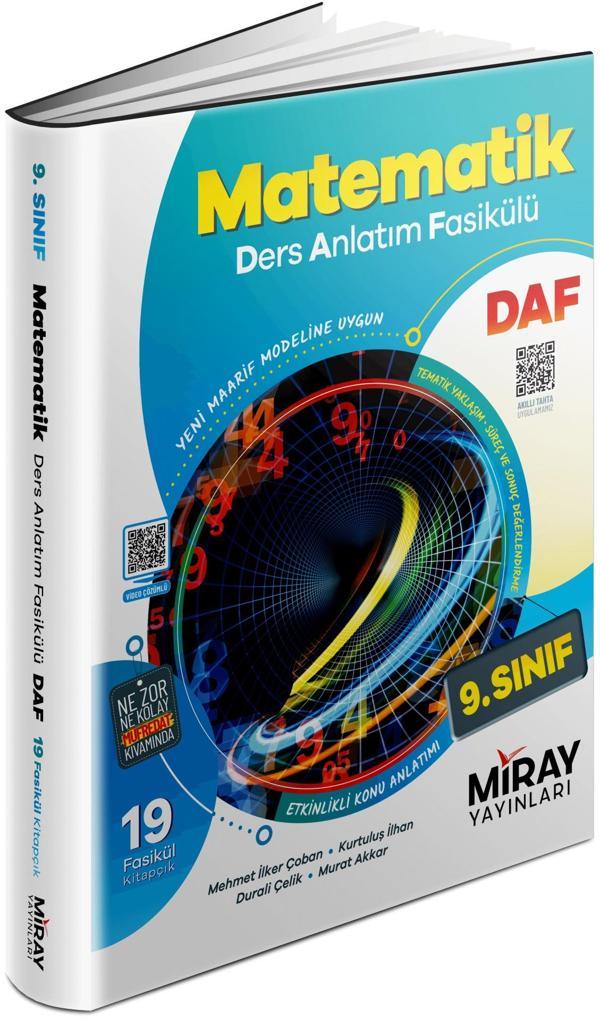 Miray 2025 9. Sınıf Matematik Ders Anlatım Fasikülleri - Miray Yayınları - Image 1