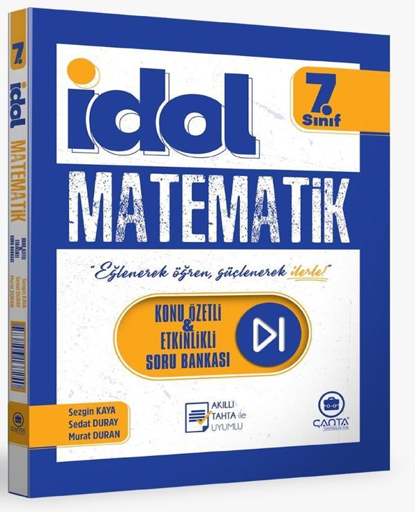Çanta 2025 7. Sınıf İdol Matematik Konu Özetli Etkinlikli Soru Bankası - Çanta Yayınları - Image 1