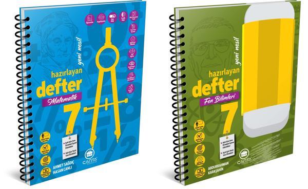 Çanta 2025 7. Sınıf Matematik + Fen Bilimleri Hazırlayan Defter Seti 2 Kitap - Çanta Yayınları - Image 1