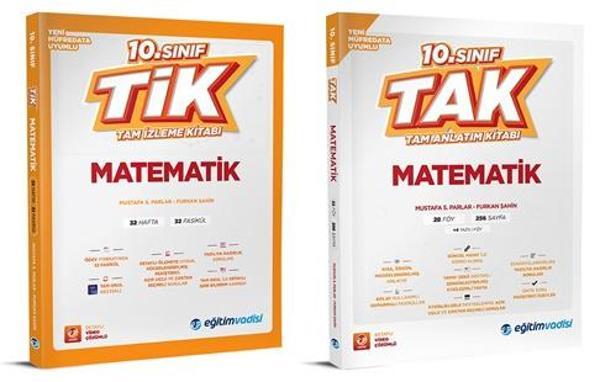 Eğitim Vadisi 2026 10. Sınıf Matematik Tak Tam Anlatım + Tam İzleme Seti 2 Kitap - Eğitim Vadisi - Image 1