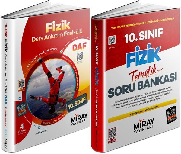 Miray 2026 10. Sınıf Fizik Ders Anlatım Fasikülleri + Tematik Soru Seti 2 Kitap - Miray Yayınları - Image 1