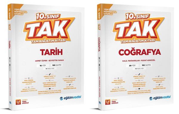Eğitim Vadisi 2026 10. Sınıf Tarih + Coğrafya Tak Tam Anlatım Seti 2 Kitap - Eğitim Vadisi - Image 1