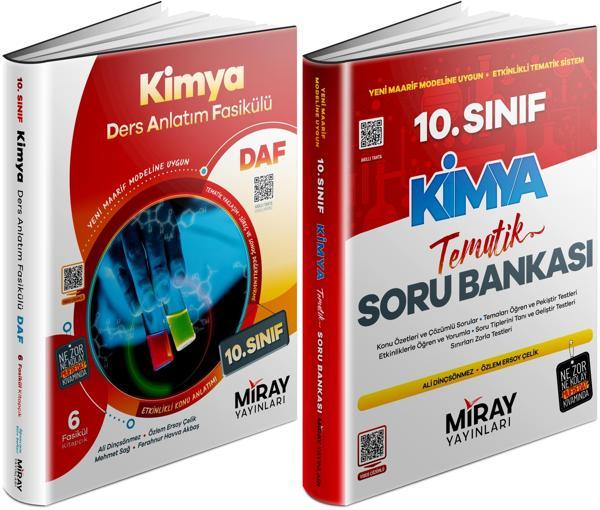 Miray 2026 10. Sınıf Kimya Ders Anlatım Fasikülleri + Tematik Soru Seti 2 Kitap - Miray Yayınları - Image 1