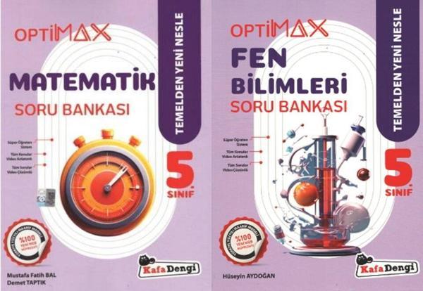 Kafadengi 2026 5. Sınıf Matematik Fen Bilimleri Optimax Soru Seti 2 Kitap - Kafa Dengi - Image 1