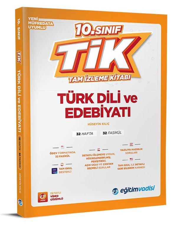 Eğitim Vadisi 2026 10. Sınıf Türk Dili Ve Edebiyatı Tik Tam İzleme Kitabı - Eğitim Vadisi - Image 1