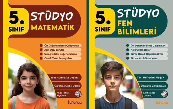 Tudem 2025 5. Sınıf Matematik + Fen Bilimleri Stüdyo Soru Bankası Seti 2 Kitap Yeni Müfredat - Tudem Yayınları - Ders Kitapları - Image 1