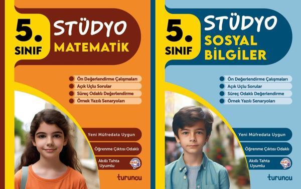 Tudem 2025 5. Sınıf Matematik + Sosyal Stüdyo Soru Bankası Seti 2 Kitap Yeni Müfredat - Tudem Yayınları - Ders Kitapları - Image 1